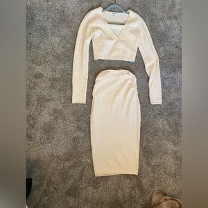 Lilyful skirt and cardigan set